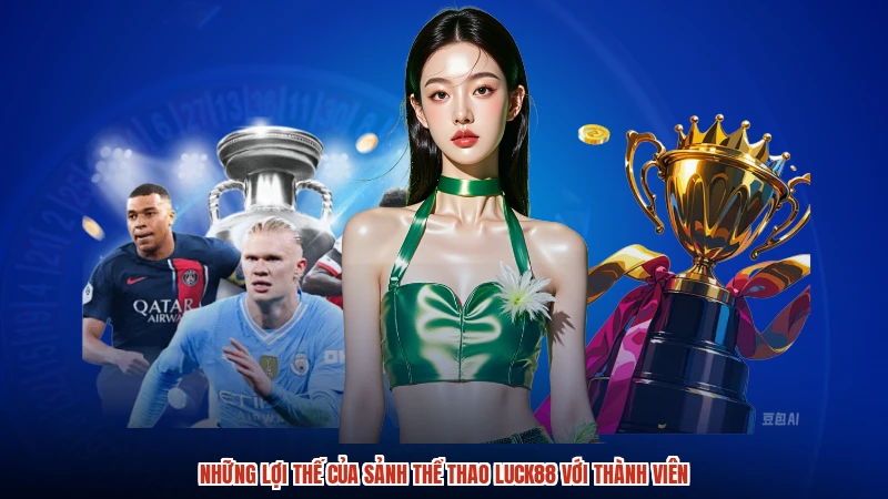 Những lợi thế của sảnh thể thao LUCK88 với thành viên