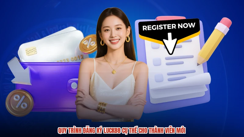 Quy trình đăng ký LUCK88 cụ thể cho thành viên mới