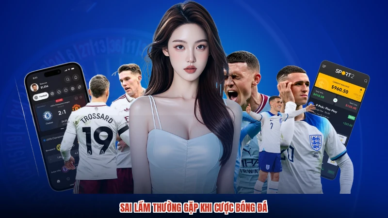 Sai lầm thường gặp khi cược bóng đá