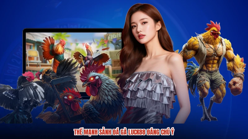 Thế mạnh sảnh đá gà LUCK88 đáng chú ý