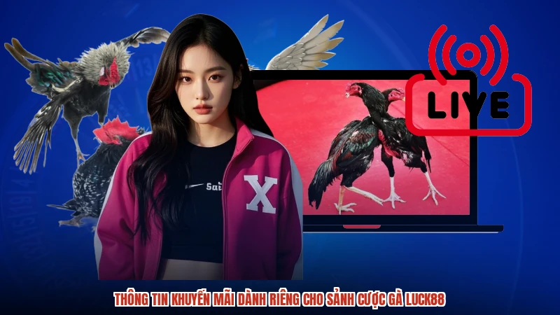 Thông tin khuyến mãi dành riêng cho sảnh cược gà LUCK88